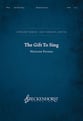 The Gift to Sing SATB choral sheet music cover